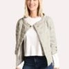 HERNO Women's Woven Jacket -Clothing Line Store pi0955d 17105 9410lightgrey 7876fddd d88c 467c 91ff 038b6f88f998