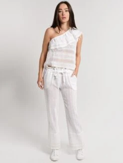 Lemlem Kelali Pant -Clothing Line Store r1960 whitealt1