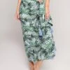 Red Carpet Palm Party Sarong -Clothing Line Store rcpp318c81 white