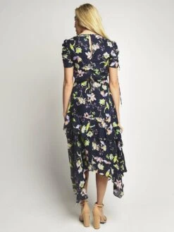 Tanya Taylor Garden Print Cosette Dress -Clothing Line Store s182d577gf navyalt2