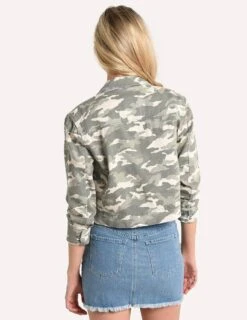 John & Jenn Hunter Cropped Jacket -Clothing Line Store s960cj35 lightcamoalt2