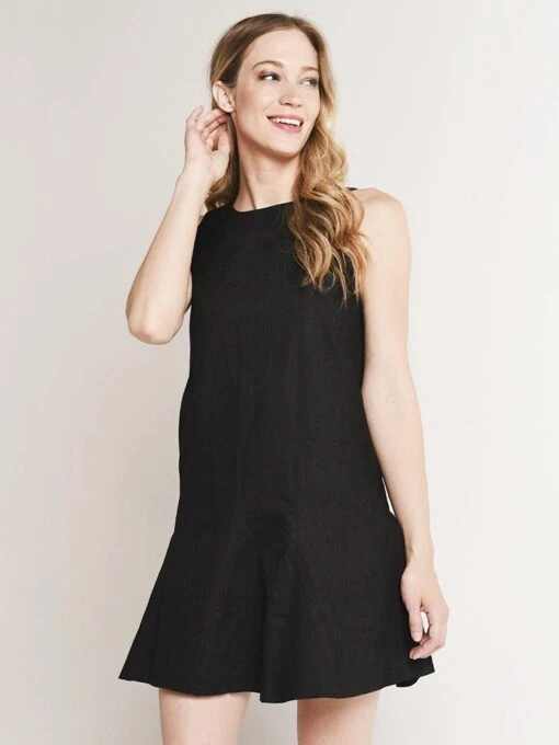 Sugar Lips Molly Bow Dress -Clothing Line Store std11652 black