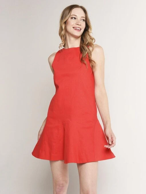 Sugar Lips Molly Bow Dress -Clothing Line Store std11652 red