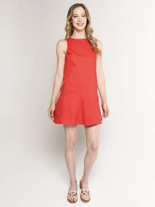 Sugar Lips Molly Bow Dress -Clothing Line Store std11652 redalt1