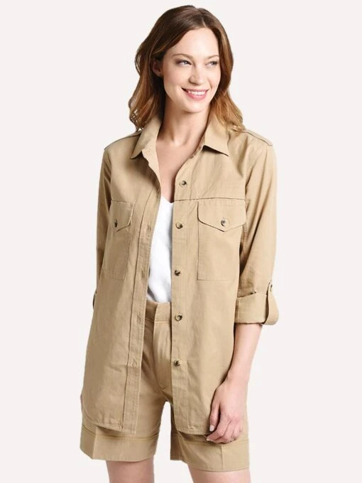 Brochu Walker The Ivan Shirt Jacket -Clothing Line Store tcg2765 khaki cdc4f37b 392d 4310 b418 451a1d76ee92