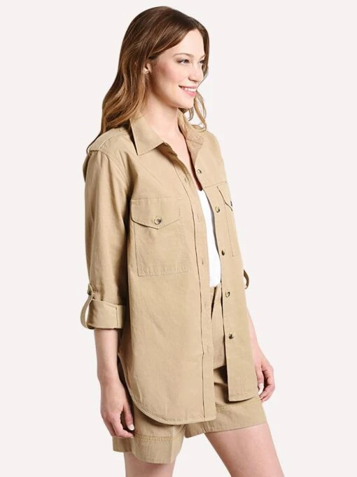 Brochu Walker The Ivan Shirt Jacket -Clothing Line Store tcg2765 khakialt1