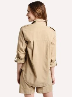 Brochu Walker The Ivan Shirt Jacket -Clothing Line Store tcg2765 khakialt2