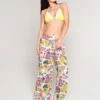 Trina Turk Key West Botanical Wrap Pant -Clothing Line Store tt8wa31 whitealt1