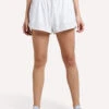 The Upside Women's Track Short -Clothing Line Store upsw119071 white