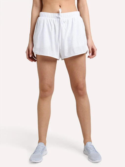 The Upside Women's Track Short -Clothing Line Store upsw119071 white