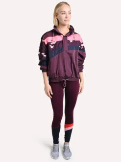 The Upside Crane Retro Derby Anorak -Clothing Line Store upsw119082 maroon multialt3