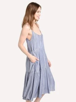 Roller Rabbit Stripe Dakota Dress -Clothing Line Store w drlg 1014stripe indigoalt2