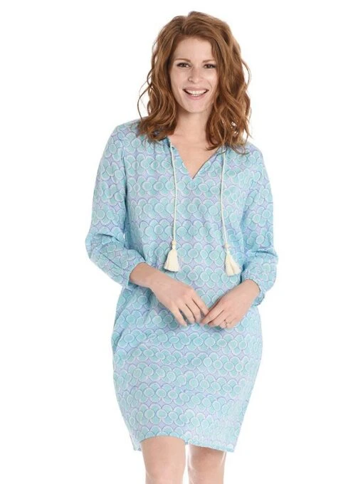 Roberta Roller Rabbit Women's Calisto Violetta Dress -Clothing Line Store w drsh 188calisto seafoamshaded