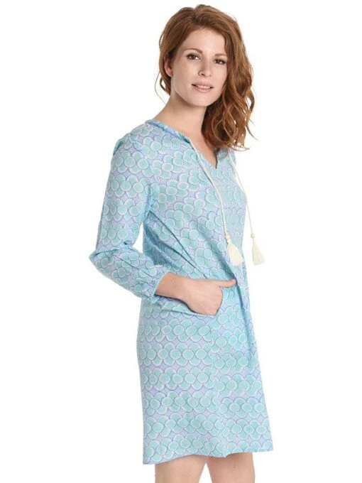 Roberta Roller Rabbit Women's Calisto Violetta Dress -Clothing Line Store w drsh 188calisto seafoamshadedalt1