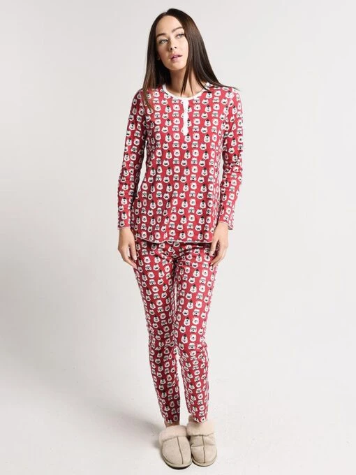 Roller Rabbit Women's Bearry Holidays Pajamas -Clothing Line Store w lnpj 002bearry redalt3