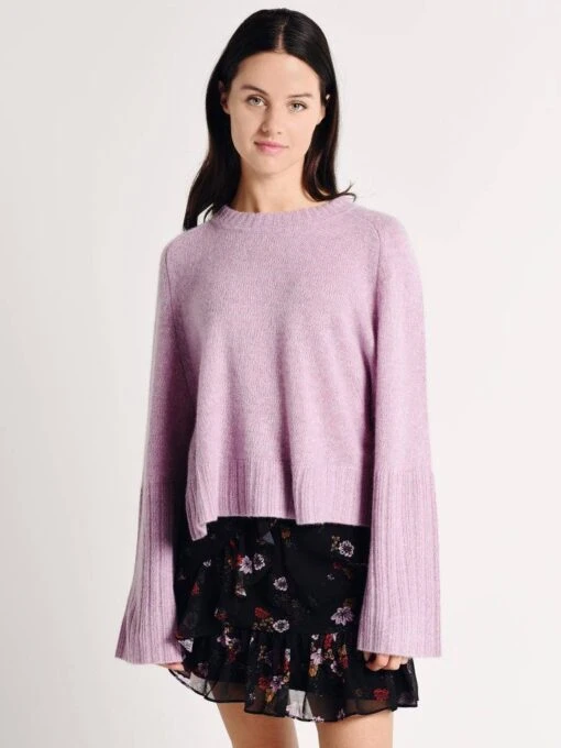 Zadig & Voltaire Zadig & Volaire Lea Cashmere Sweater -Clothing Line Store wgmz1123f parmefonce