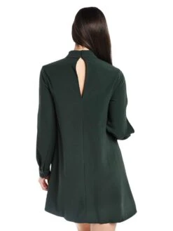 DO+BE Front Keyhole Long Sleeve Dress -Clothing Line Store y14166 deeparmyalt2